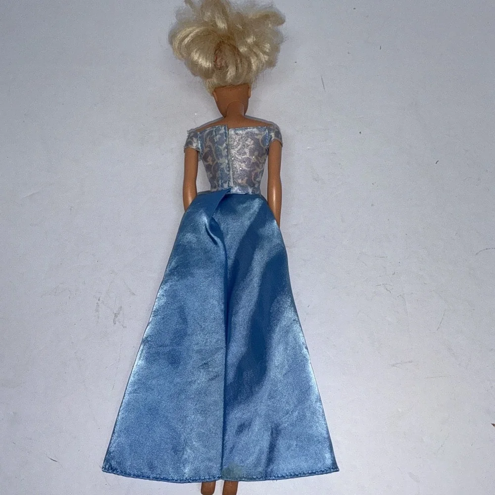 Barbie Doll Blue Glitter Princess Ball‎ Gown Mattel 1966 Body Blonde